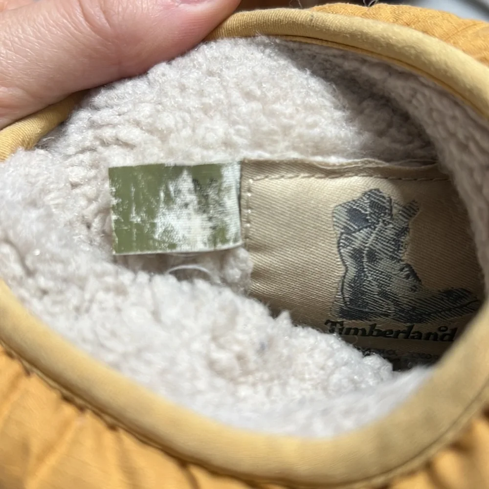 Timberland Women’s Puffer Boots Size 6 Wheat Sherpa Lined Waterproof Lace Up